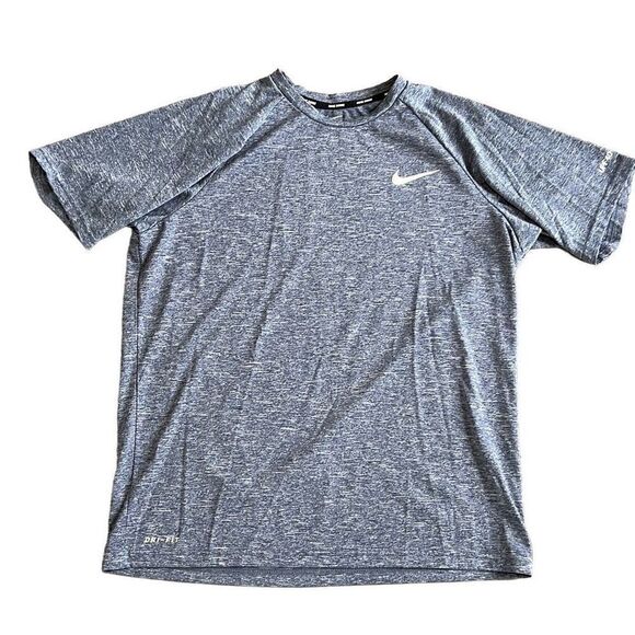 Nike Swim Dri-fit Rash-guard Top Bathing Suit, Men’s M, UPF40 Sun - Picture 1 of 6